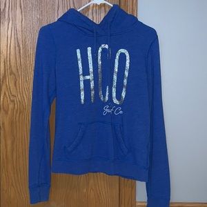 Blue Hollister Hoodie